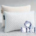 Fluffy Shredded Cooling Pillows for Bed, Memory Foam Bed Pillow, Queen Pillows 20” X 28”, 2 Pack - Hotel Quality Plush Sleeping Pillows - Default Title