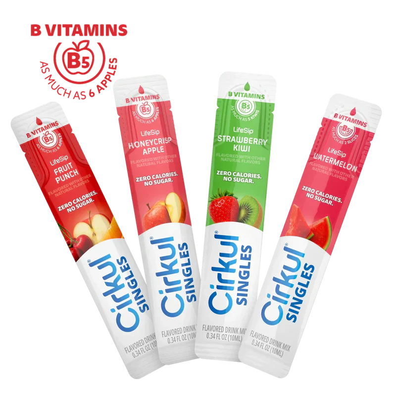 Refreshing Electrolyte 16-Pack  Singles LifeSip Bundle TIN3 - Zero-Calorie Multi-Flavor Sip Pods for Water Bottle - Default Title