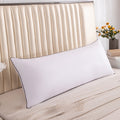 Decorative Plump Long Pillows For Bed King Clearance! 100*48cm White Gentle Support Soybean Pillow, Comfortable Breathable Bed Pillows... - Orthopedic Shredded Foam Bed Pillow Set - Default Title