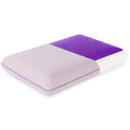 Orthopedic Support Memory Foam Pillow, Cooling Gel Bed Pillow, Queen, Purple - Orthopedic Shredded Foam Bed Pillow Set - Default Title