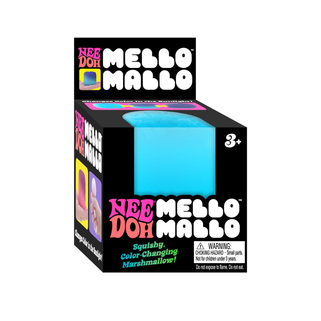 Deliciously Squishy NeeDoh Mello Mallo | Series Stone Harbor - Fun Food Fidget Cookie Squishable Toy - Surprise Me! (Random Color)