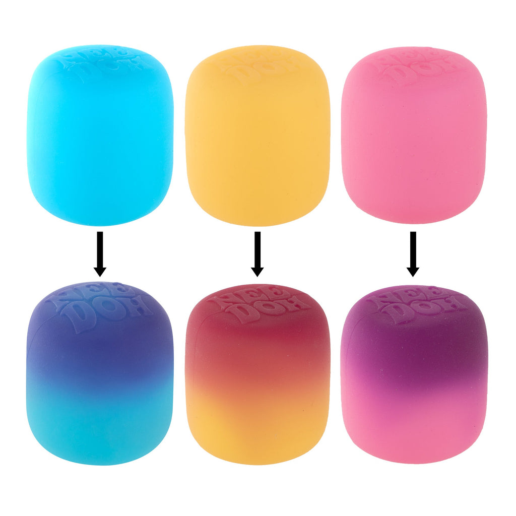 Deliciously Squishy NeeDoh Mello Mallo | Series Stone Harbor - Fun Food Fidget Cookie Squishable Toy Detail