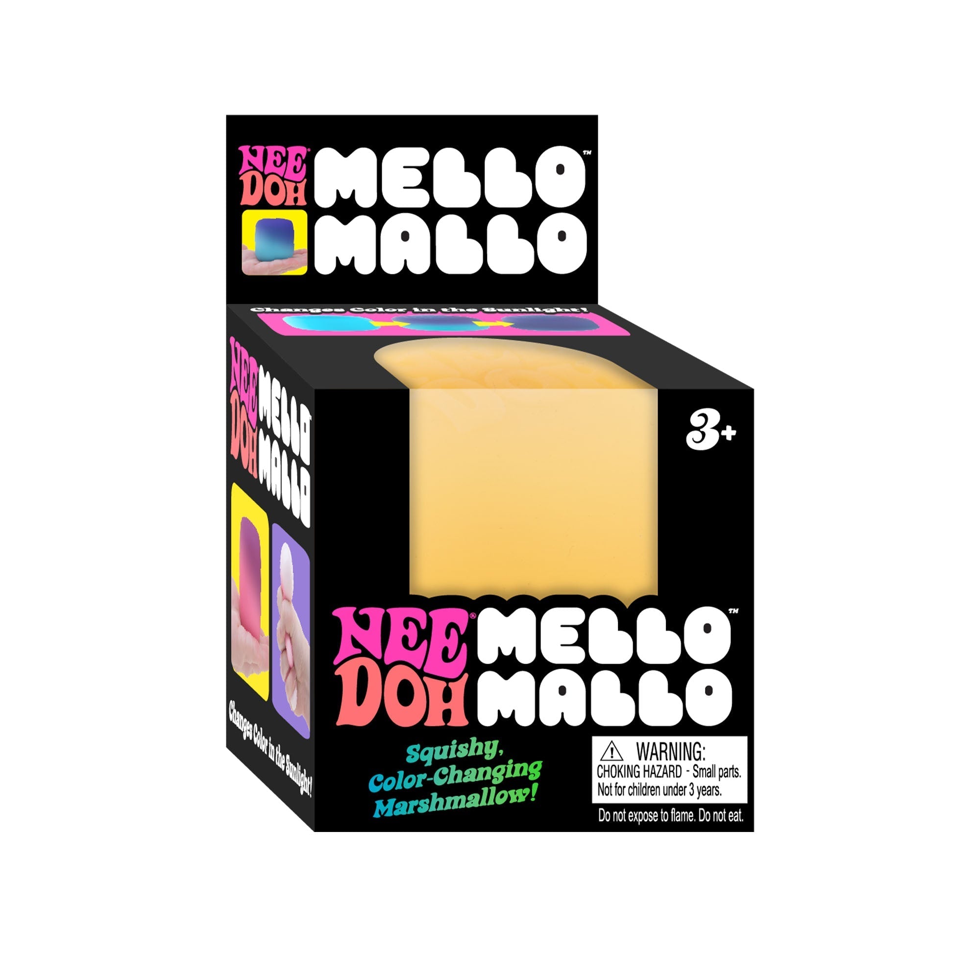 Deliciously Squishy NeeDoh Mello Mallo | Series Stone Harbor - Fun Food Fidget Cookie Squishable Toy Detail