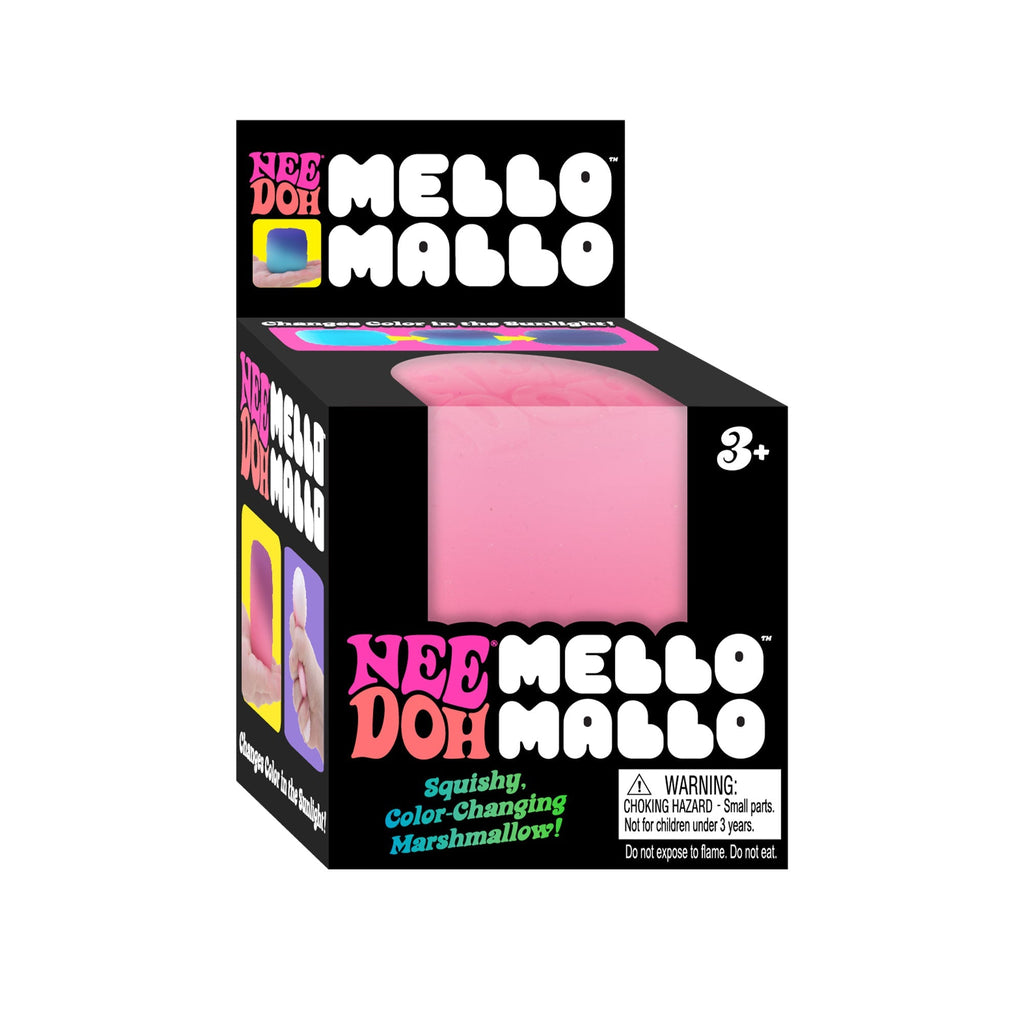 Deliciously Squishy NeeDoh Mello Mallo | Series Stone Harbor - Fun Food Fidget Cookie Squishable Toy Detail
