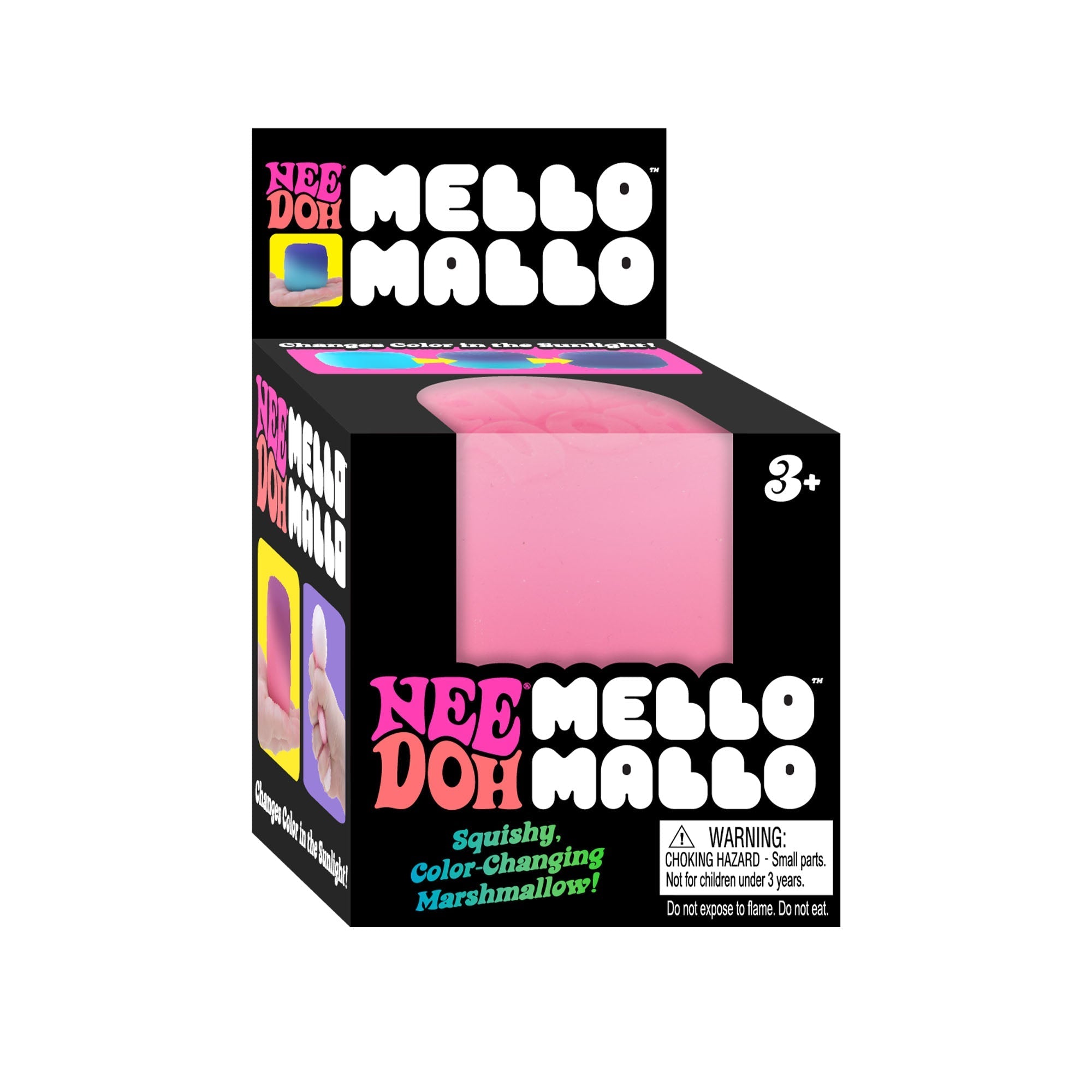 Deliciously Squishy NeeDoh Mello Mallo | Series Stone Harbor - Fun Food Fidget Cookie Squishable Toy Detail