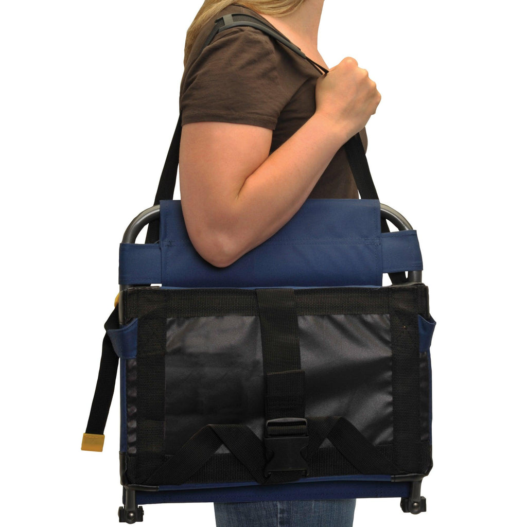 Compact Cushion BleacherBack - Choice 696 - Ergonomic Portable Stadium Seat for Sports Events Detail