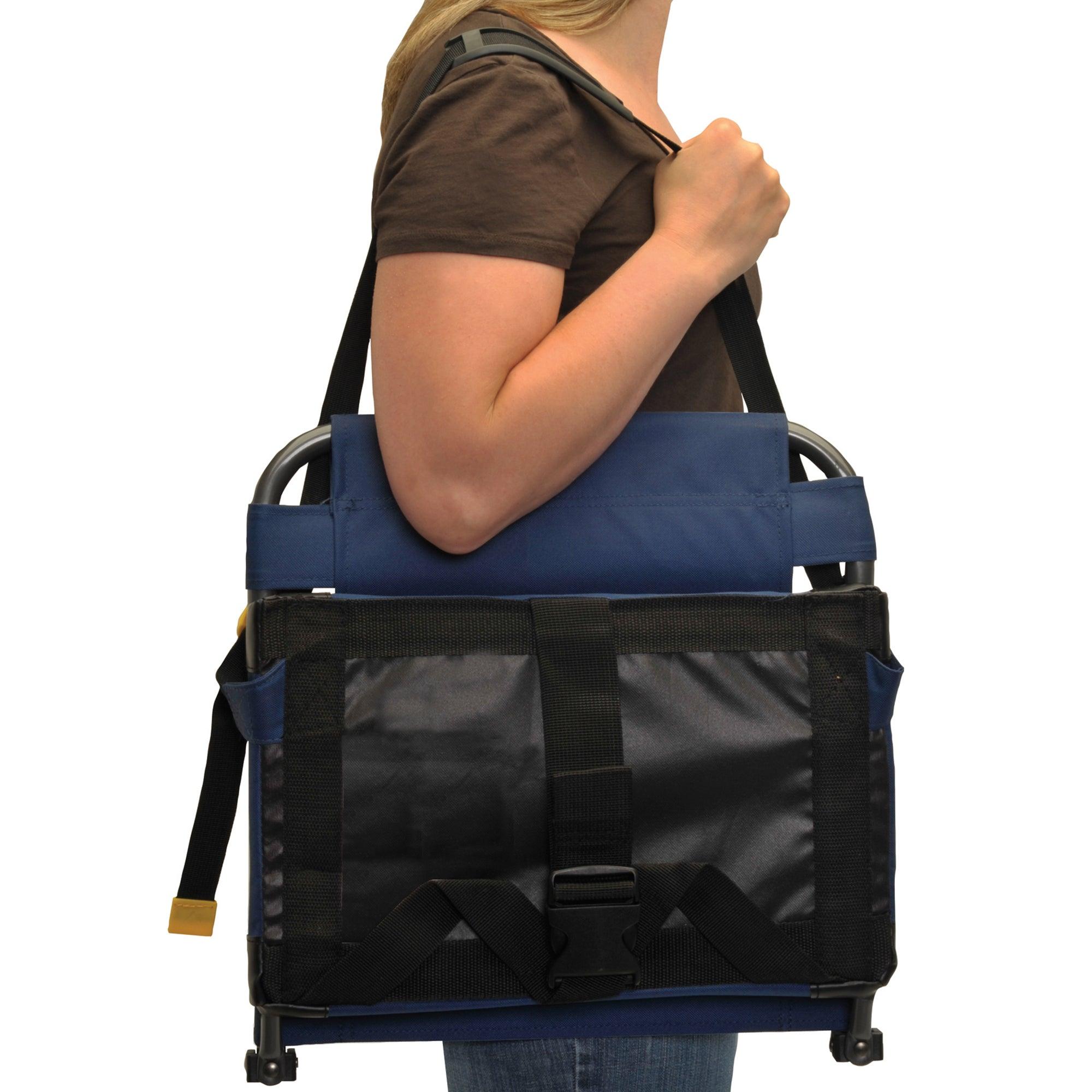 Compact Cushion BleacherBack - Choice 696 - Ergonomic Portable Stadium Seat for Sports Events Detail