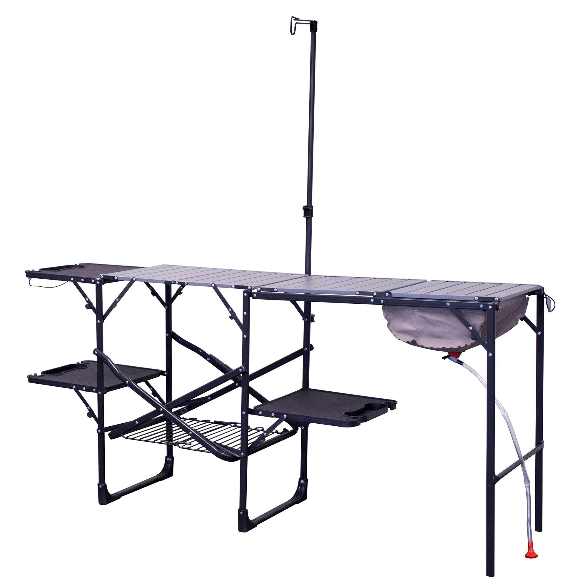 Stainless Steel BBQ Master Cook Station - Choice 171 - Multi-Purpose Outdoor Culinary Cooking Set - Default Title