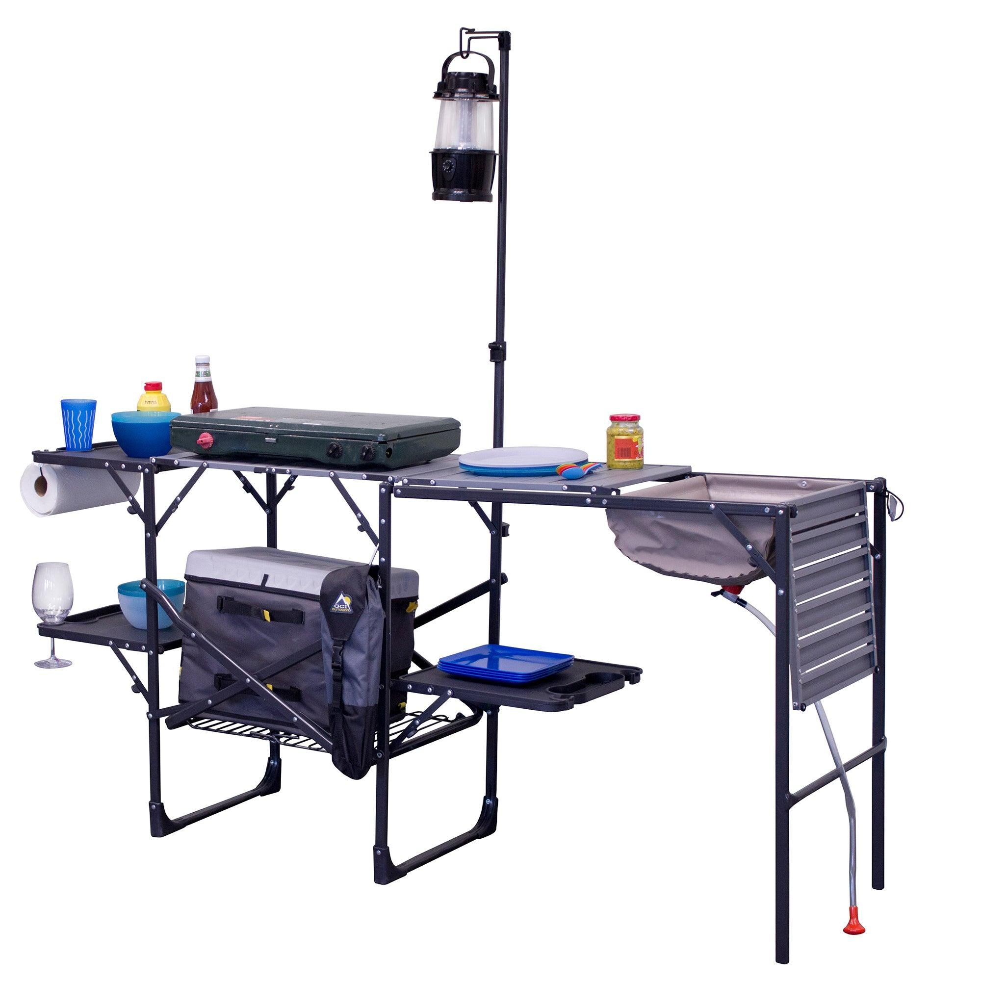 Stainless Steel BBQ Master Cook Station - Choice 171 - Multi-Purpose Outdoor Culinary Cooking Set Detail