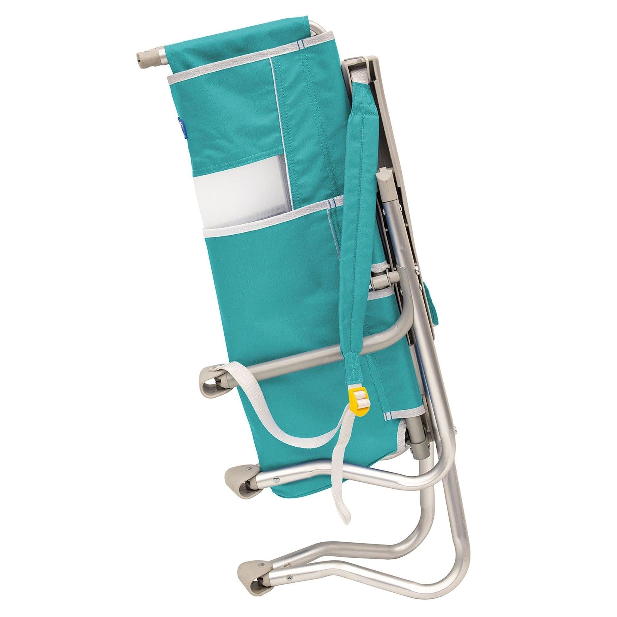 Backpack Travel Bi-Fold Beach Chair - Choice 601 - Rust-Resistant Aluminum Sand-Friendly Lounge Chair Detail