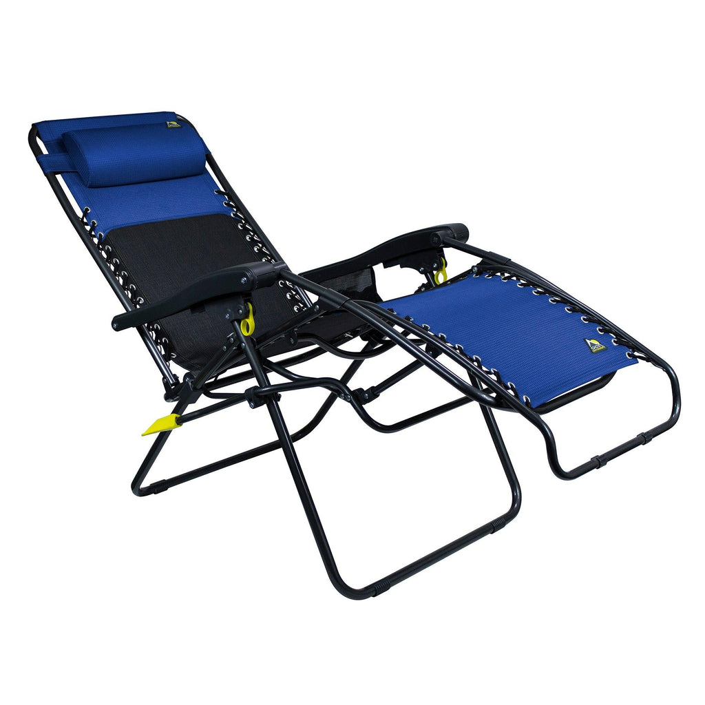 Sand-Friendly Freeform Zero Gravity Lounger Bundle - Choice 507 - Multi-Position Outdoor Beach Chair with Pillow Detail