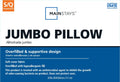 Ergonomic Memory Foam MS Mega Pillow SQ - Hotel Quality Plush Sleeping Pillows - Default Title