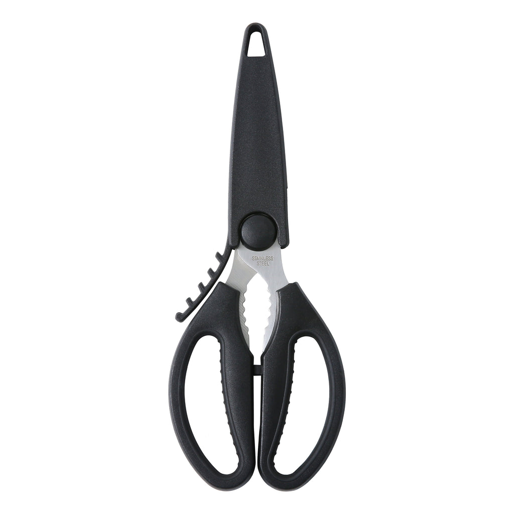 Ergonomic Manual Stainless Steel Multi-Purpose 8.6in Kitchen Shears - Kitchen Gadget Tool for Quick Food Prep - Default Title