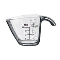 Innovative 1/4C Plastic Mini Measuring Cup, Black/Transparent - Multi-Functional Manual Food Chopper & Slicer - Default Title