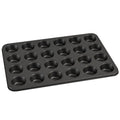 Ergonomic Manual 24 Cavity Mini Muffin Pan, Non-Stick Bakeware,1.8 inch Diameter Cups,Gray,Carbon Steel - Multi-Functional Manual Food Chopper & Slicer - Default Title