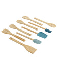 High-Precision 9-Piece Bamboo Gadgets Kitchen and Cooking Utensil Sets, Blue - Professional Kitchen Tool for Culinary Enthusiasts - Default Title