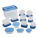 Playful Geometric 92pc Plastic Food Storage Container set, Ideal Use for Refrigeration Storage and Organization,... - Deliciously Soft Cupcake Sensory Glob - Default Title