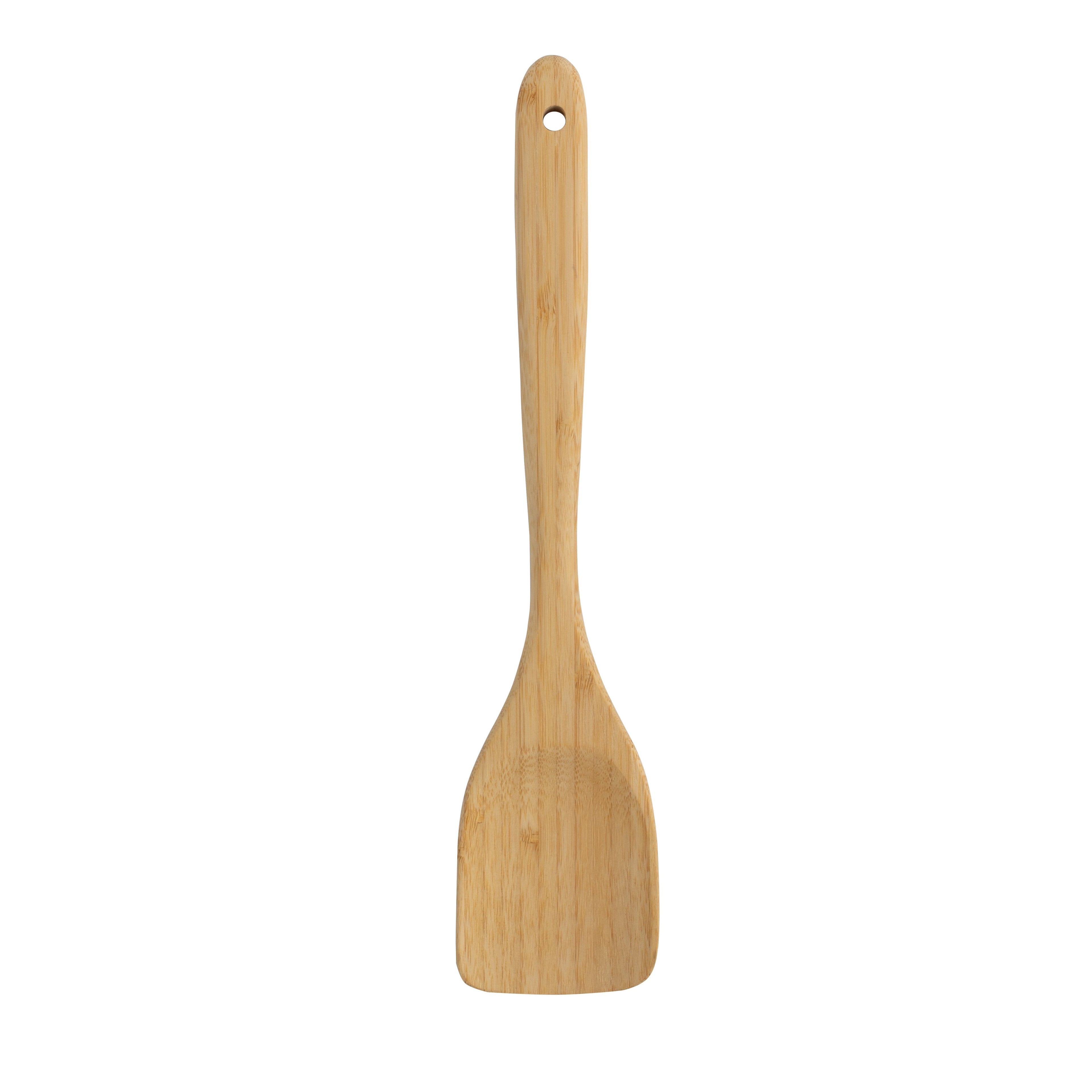 Professional Grade Bamboo Turner, Crafted , Cooking and Kitchen, 12.99 x 2.67 x 0.59 inch. - Multi-Purpose Hand Tool for Daily Meal Prep - Default Title