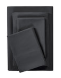 Premium Egyptian Cotton Microfiber Bed Sheet Set, Queen, Rich Black, 4 Piece - Premium Ultra-Soft Pillowcase Pair for Sleeping - Default Title
