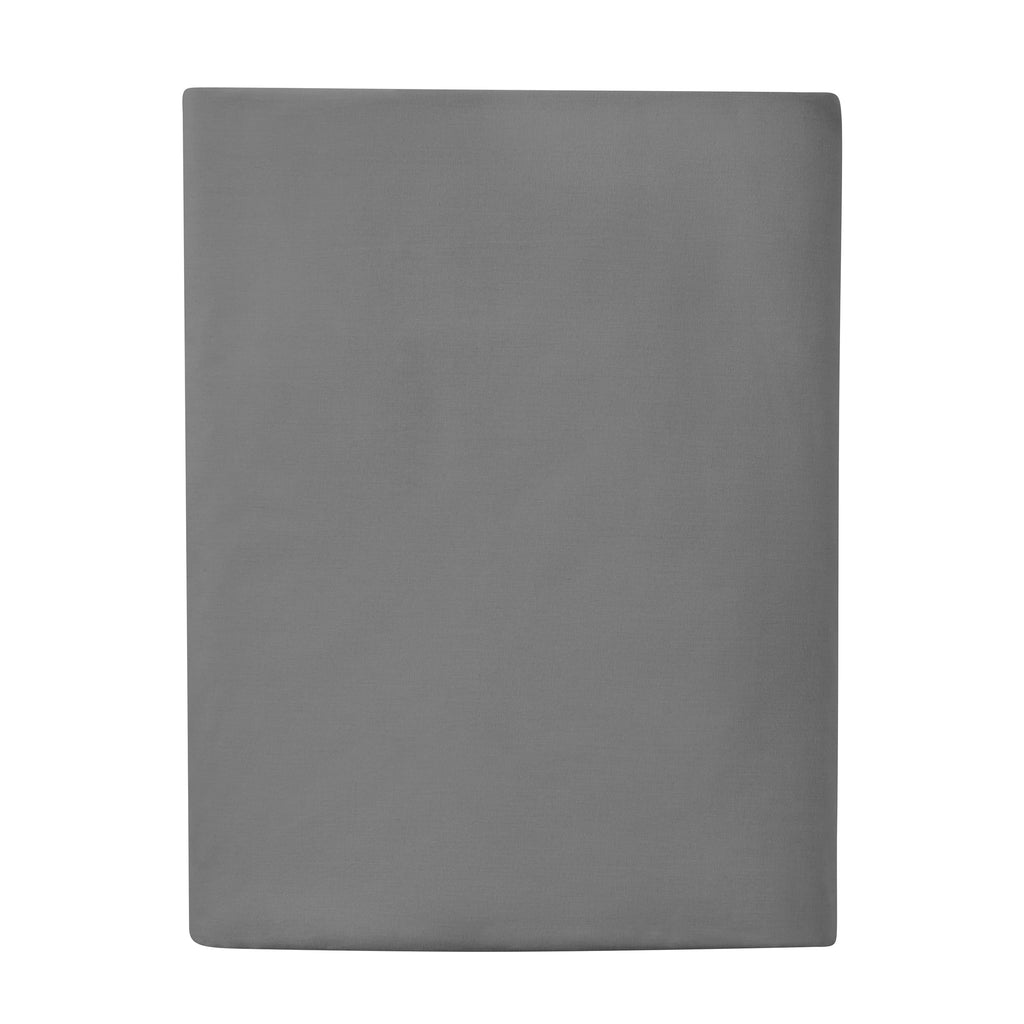 Breathable Luxury Solid Soothing-Gray Cotton Blend Fitted Sheet, Twin/Twin XL - Cooling Hotel Quality Bedding Sheets and Pillowcases - Default Title