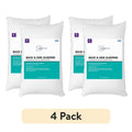 Ergonomic Memory Foam Back & Side Sleeper Bed Pillow, King - Extra Firm Support (4 Pack) - Hotel Quality Plush Sleeping Pillows - Default Title