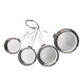 Time-Saving Kitchen Stainless Steel 4-Piece Nesting Measuring Cups - Multi-Functional Manual Food Chopper & Slicer - Default Title