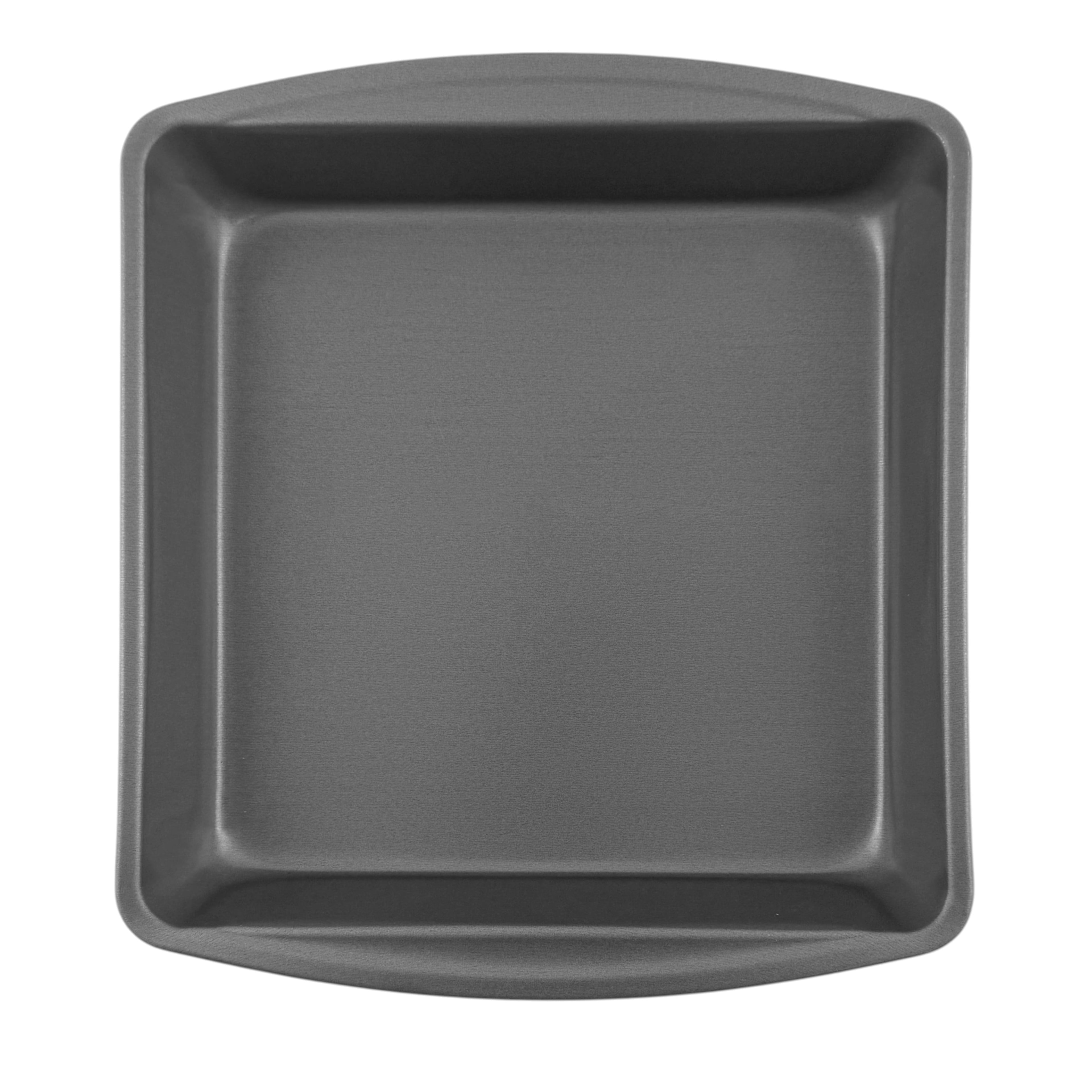 Multi-Functional 9" x 9" x 2" Nonstick Square Cake Pan, Gray - Multi-Functional Manual Food Chopper & Slicer - Default Title
