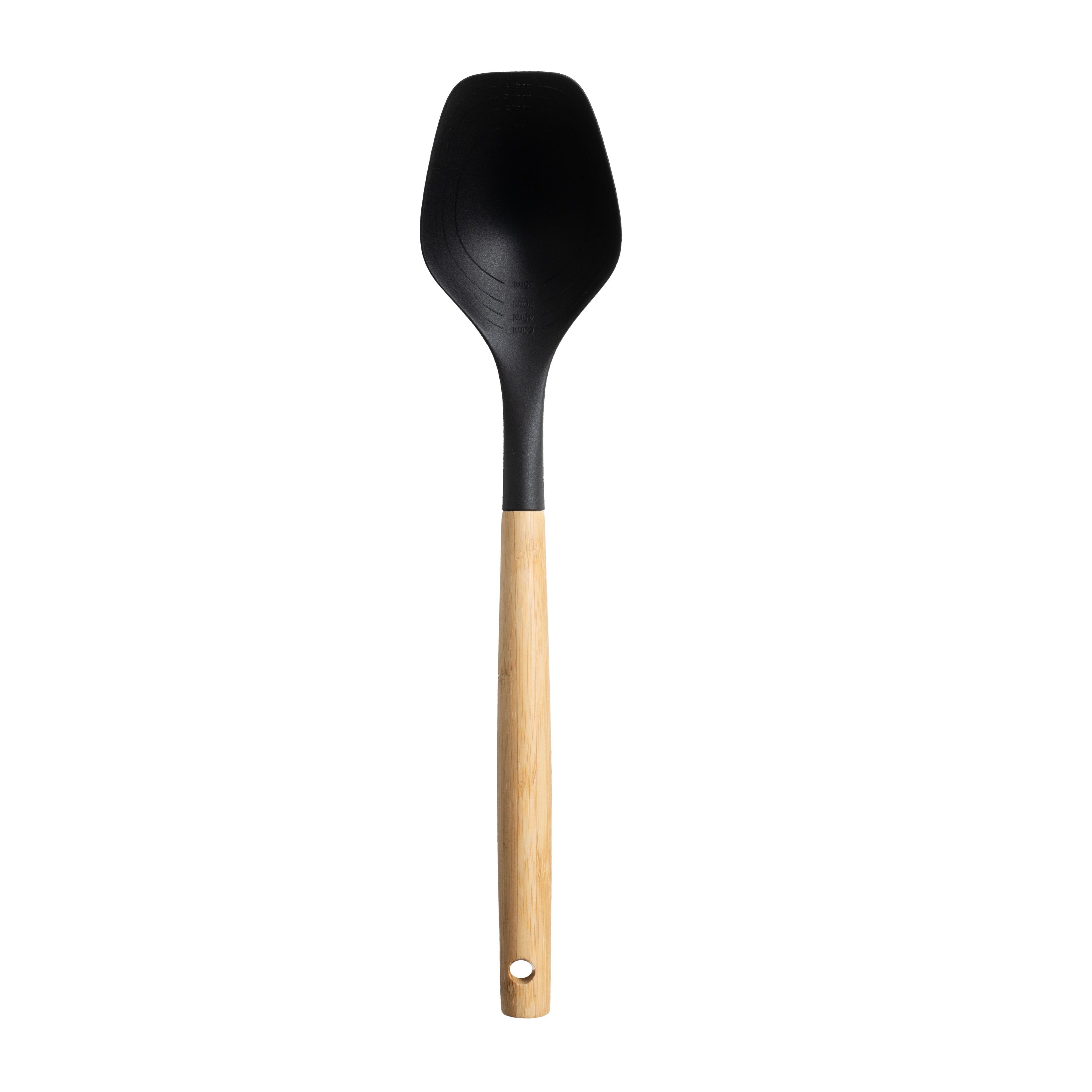 Durable Steel with Bamboo Handle, Ideal for Cooking , 13in L - High-Precision Culinary Tool for Baking & Cooking - Default Title