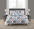 Hypoallergenic Cloud Reversible Marble Diamond 8-Piece Bed in a Bag Bedding Set, Twin/Twin XL - Cloud-Like Soft Lightweight Bed Comforter - Default Title