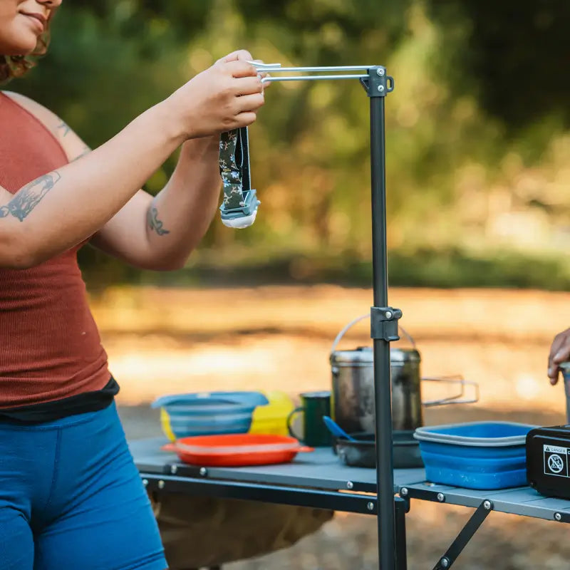 Stainless Steel BBQ Master Cook Station - Choice 171 - Multi-Purpose Outdoor Culinary Cooking Set Detail