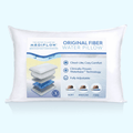 Hotel Collection Fiber Water Pillow: Adjustable Pillow for Neck Pain Relief, Pillow for Side, Back, and Stomach Sleepers, The Original... - Hotel Quality Plush Sleeping Pillows - Default Title