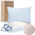 Decorative Plump Pillows for Sleeping (2-Pack), Luxury Hotel Pillows Queen Size Set of 2,Bed Pillows for Side and Back Sleeper (Queen) - Orthopedic Shredded Foam Bed Pillow Set - Default Title