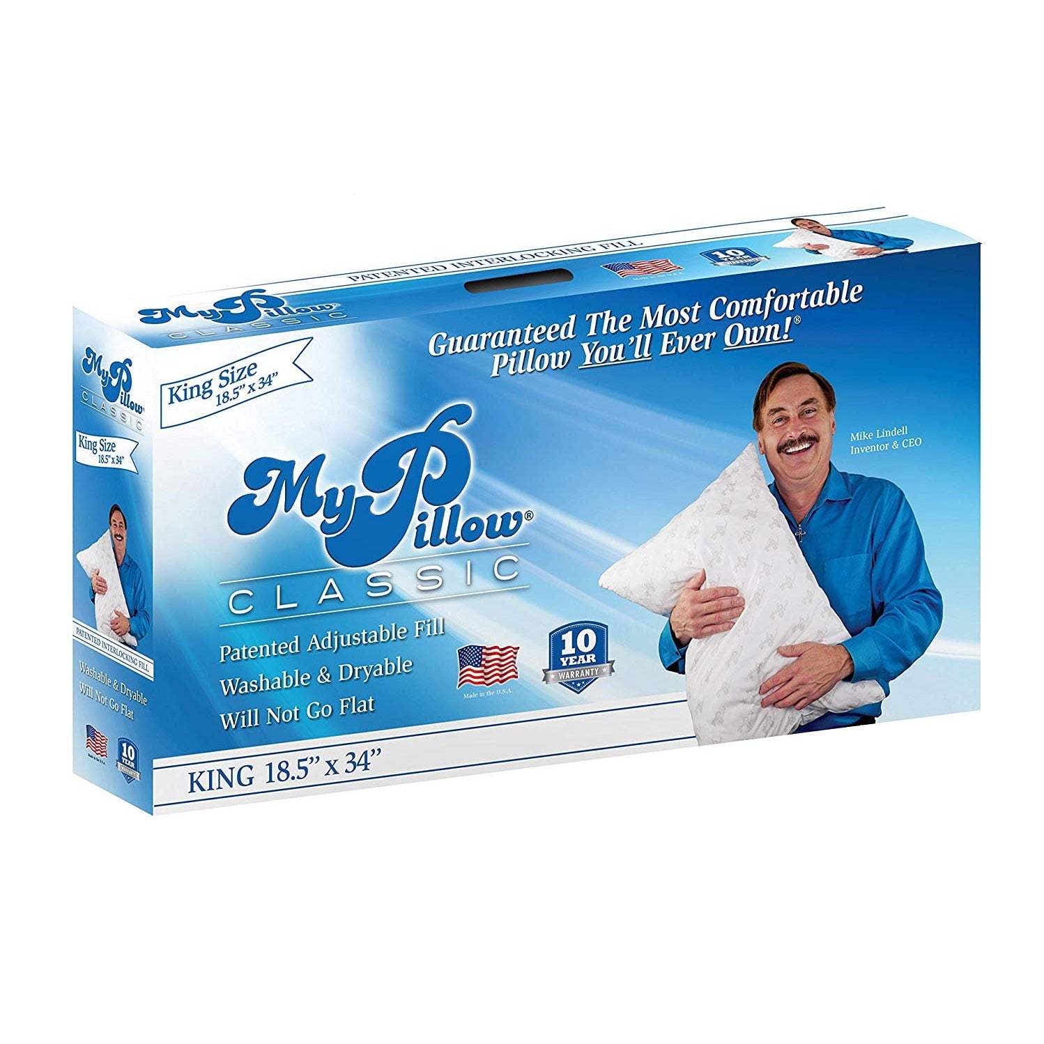 Decorative Plump Foam King Sized Bed Deep Sleep Pillow, Green Firm Fill - Decorative Throw Pillow Cushion for Sofa & Bed - Default Title