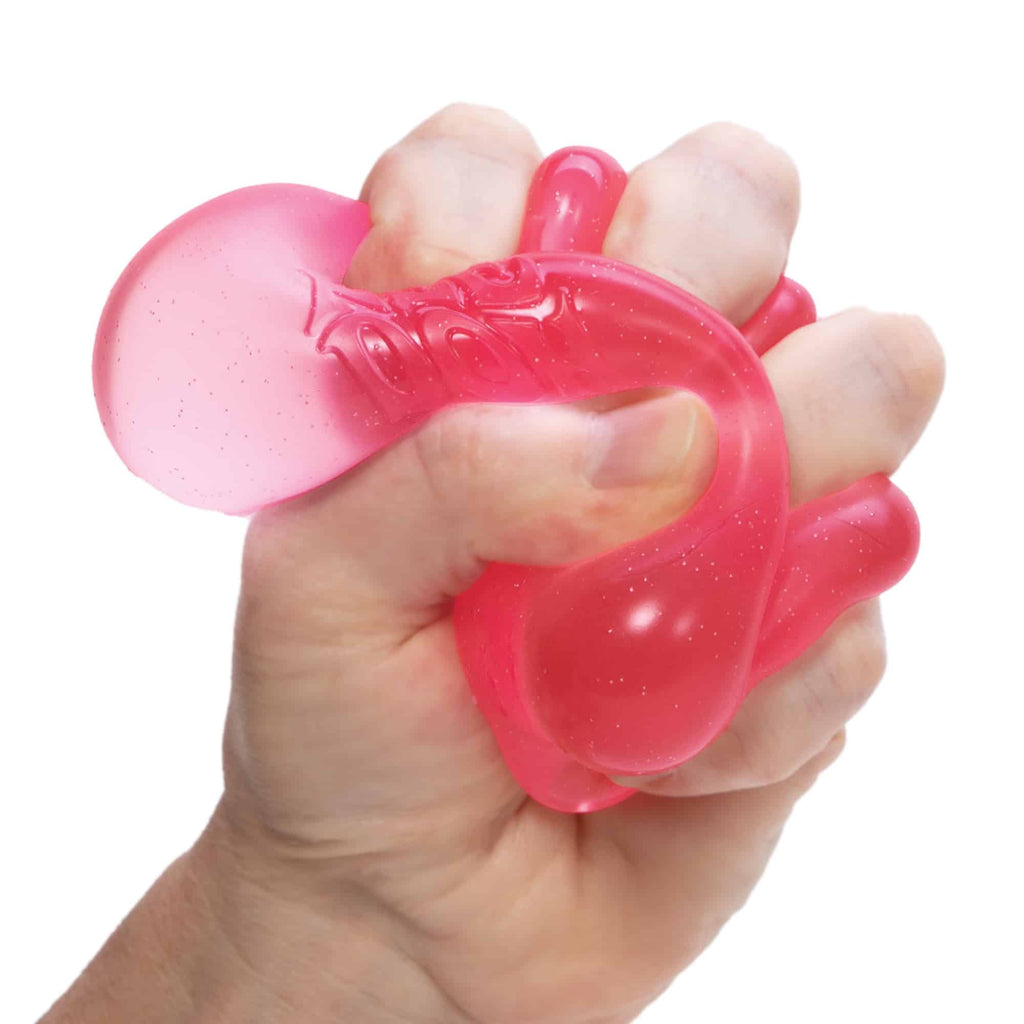Translucent Jelly NeeDoh Nice Cube | Series Elm Bridge - Nice Cubes Clear Satisfying Crunch Stress Toy Detail