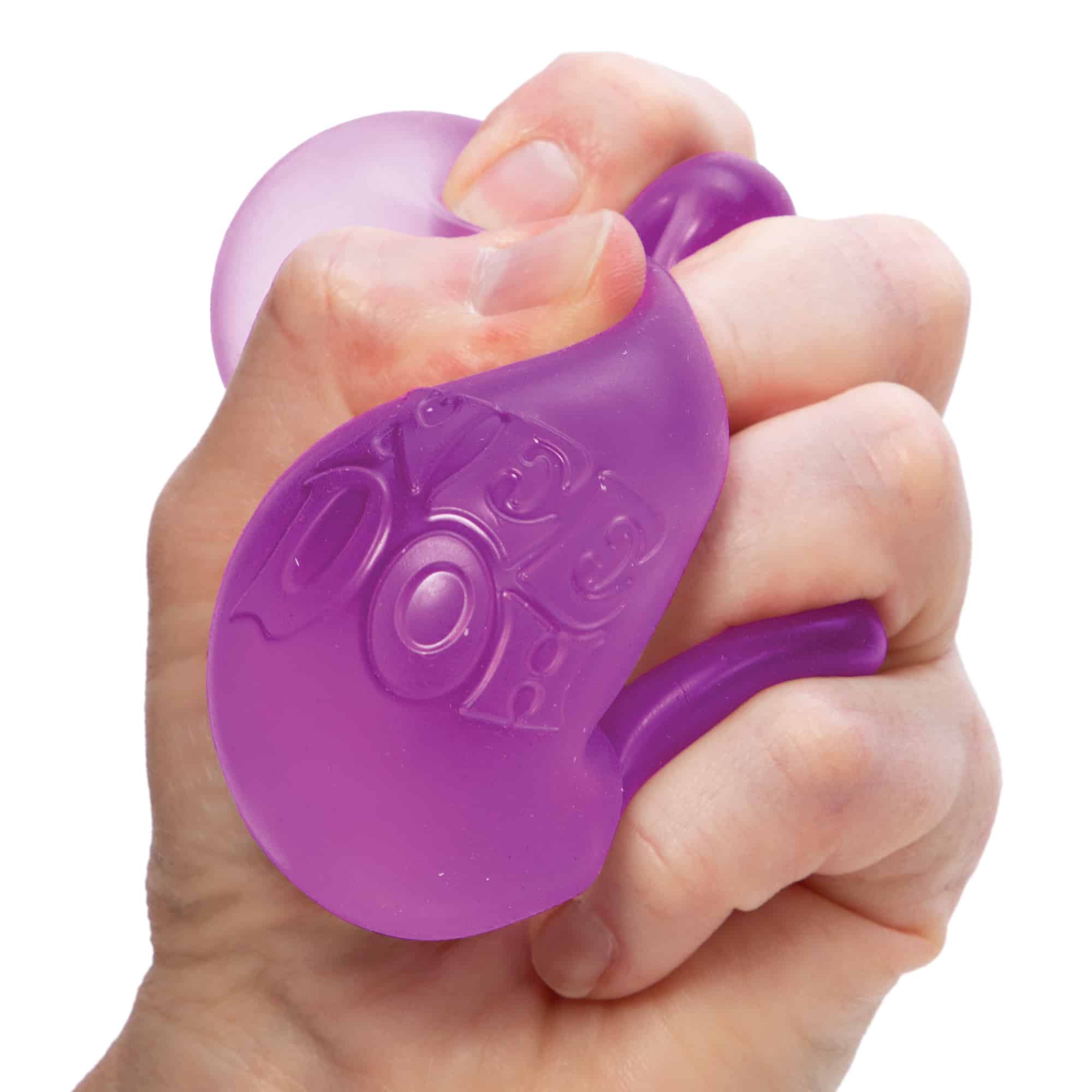 Translucent Jelly NeeDoh Nice Cube | Series Elm Bridge - Nice Cubes Clear Satisfying Crunch Stress Toy Detail
