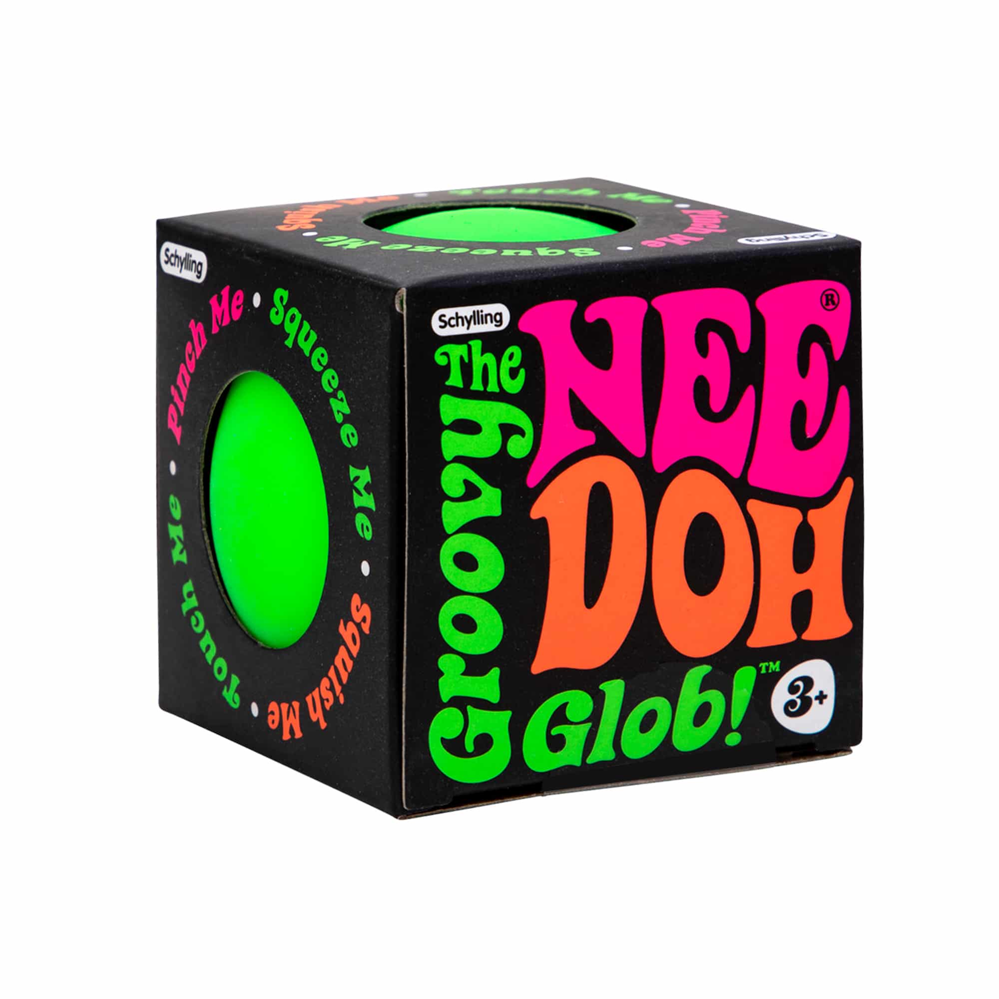 The Groovy Glob NeeDoh | Series Forest Bloom - The Groovy Glob Retro Malt-Gel Filled Toy - Surprise Me! (Random Color)