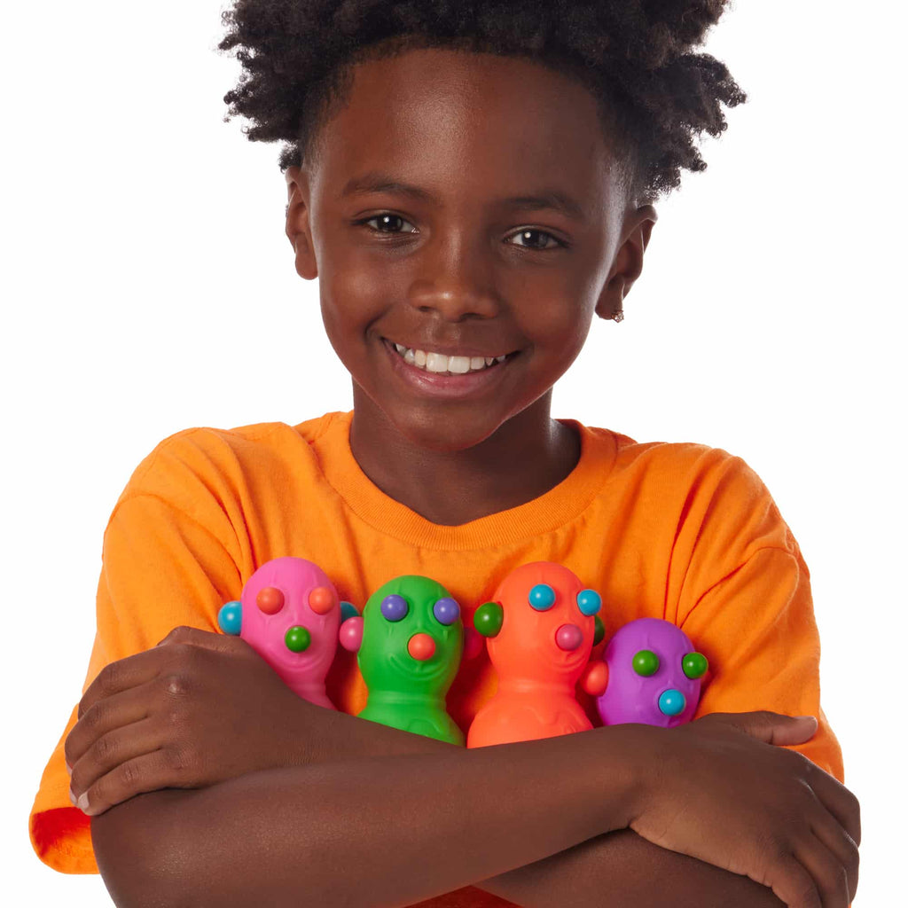 Adorable Character NeeDoh Panic Pete | Signature Seaside Bay - Collectible Shaggy Monster Squishable Toy Detail