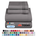 Ultra-Soft Sheet Sets, Deep Pocket 4 Piece, Luxury Soft Microfiber Bed Sheet Sets, GRAY - Luxury Bed Sheet Set with Deep Pockets - Default Title