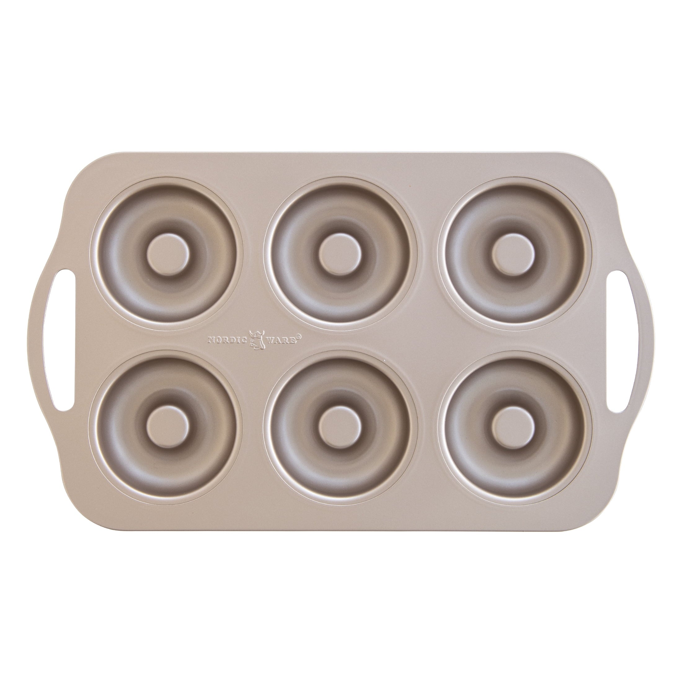 Ergonomic Manual 6 Cavity Nonstick Steel Donut Pan - Multi-Functional Manual Food Chopper & Slicer - Default Title