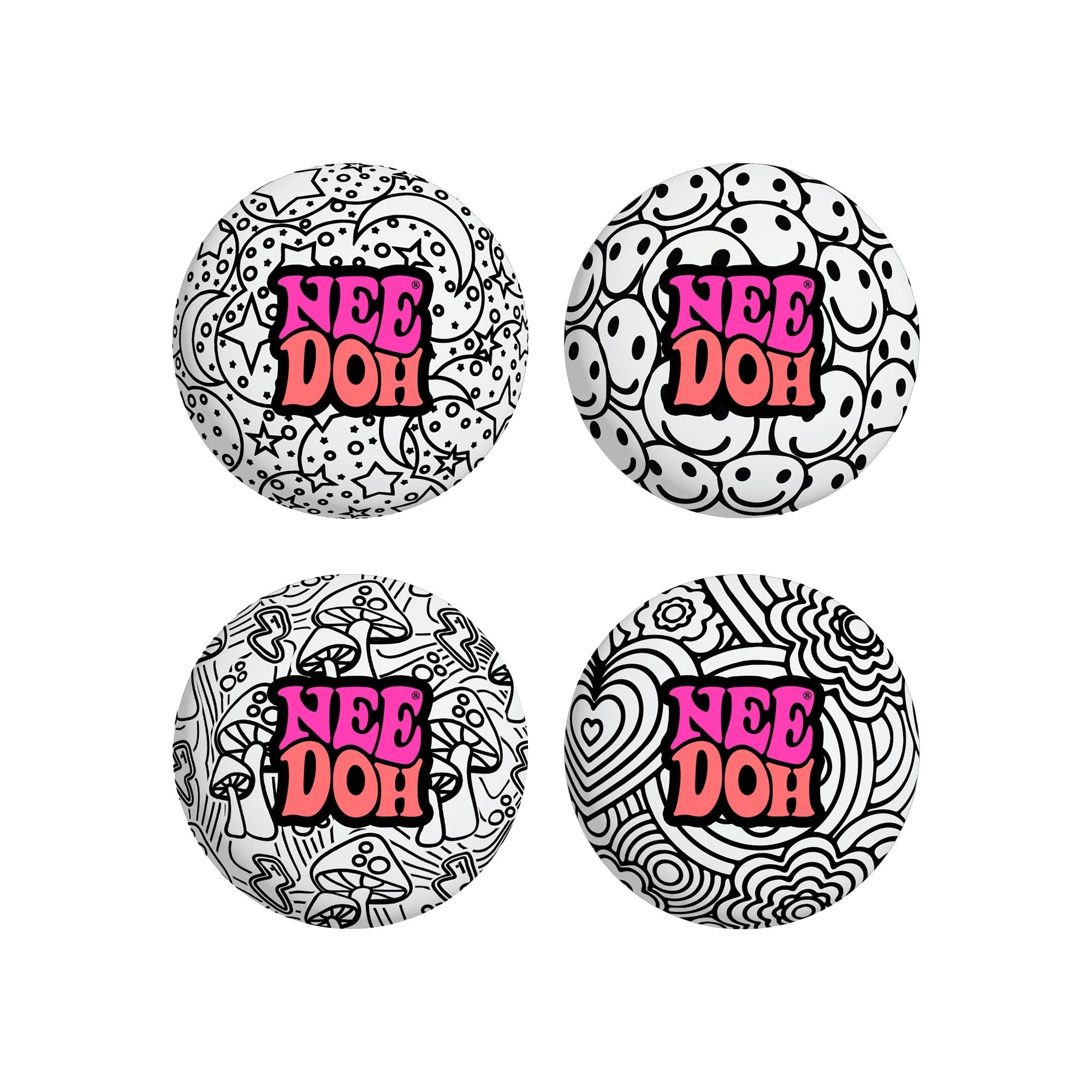 Shaggy Tactile NeeDoh Press-Doh | Select Oak Terrace - Shaggy Tactile Ribbed Stress Relief Toy - Default Title