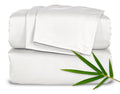 Cooling Sateen Sheets King Size Bed Sheet 4 Piece Set, Genuine 100% Organic Bamboo Viscose, Luxuriously Soft & Cooling, Double Stitc... - Cooling Hotel Quality Bedding Sheets and Pillowcases - Default Title
