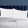 Decorative Plump Pillows Standard Size Set of 2, Bed Pillows for Sleeping, Standard Pillows 2 Pack for Back, Stomach or Side Sleepers,... - Orthopedic Shredded Foam Bed Pillow Set - Default Title