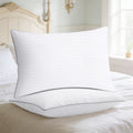 Hotel Collection Pillows Queen Size Set of 2, Bed Pillows for Side, Back and Stomach Sleepers, Super Soft Down Alternative Filling, Lu... - Orthopedic Shredded Foam Bed Pillow Set - Default Title