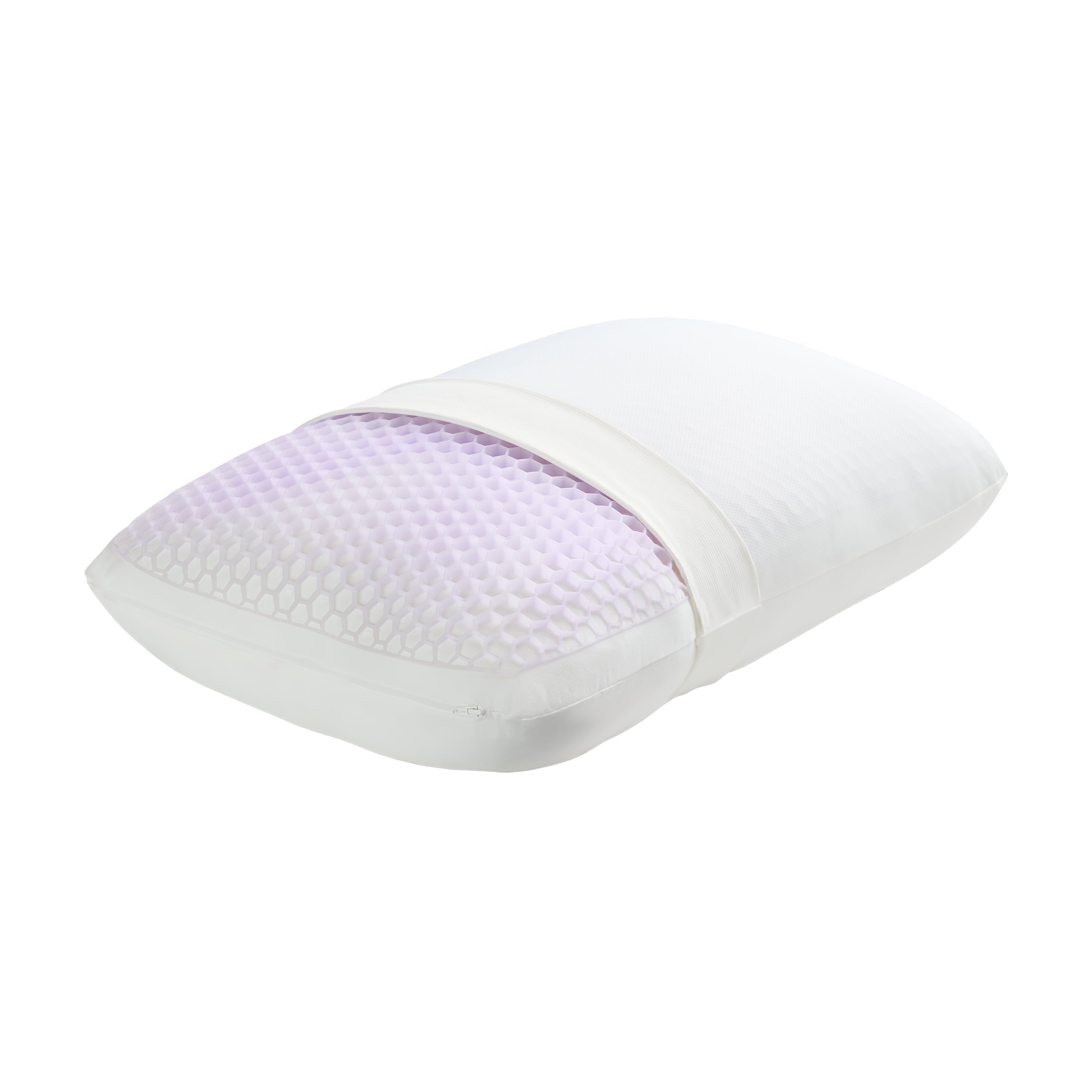 Fluffy Shredded GridCloud Pillow, Honeycomb Gelflex Top Layer, Hypoallergenic, Down - Alternative - Ergonomic Memory Foam Pillow for Neck Pain Support - Default Title
