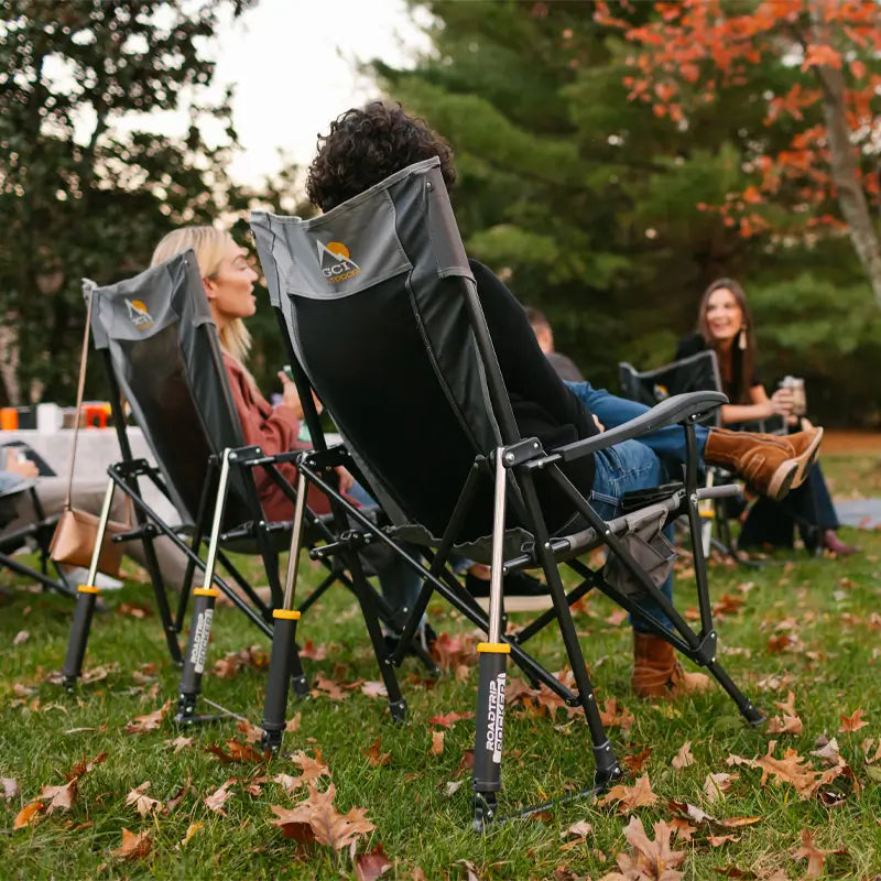 Luxury Camp RoadTrip Rocker - Choice 855 - RoadTrip Rocker Smooth Motion Camp Chair Detail