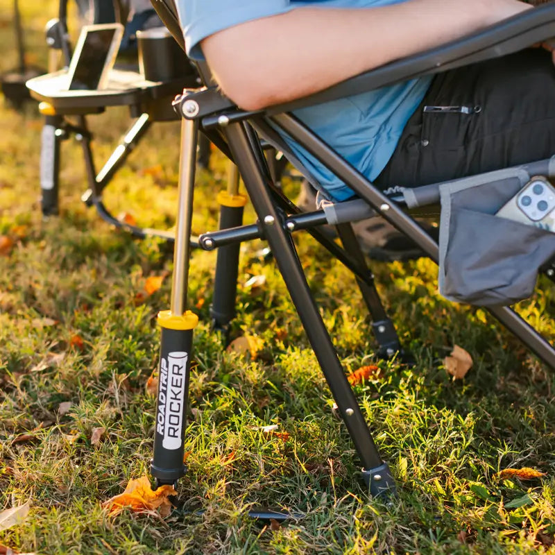 Luxury Camp RoadTrip Rocker - Choice 855 - RoadTrip Rocker Smooth Motion Camp Chair Detail