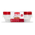 Sweet Treat Shaped 4.0-Cup Rectangle Food Storage Containers, Ruby Red, 3 pack - Deliciously Soft Cupcake Sensory Glob - Default Title