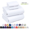 Cooling Sateen Set - Luxurious Silky Soft Microfiber Bedding - Cozy & Comfy - 15 inch Deep Pocket (Fits up to 17") Hotel Bed - 4 Pcs... - Cooling Hotel Quality Bedding Sheets and Pillowcases - Default Title