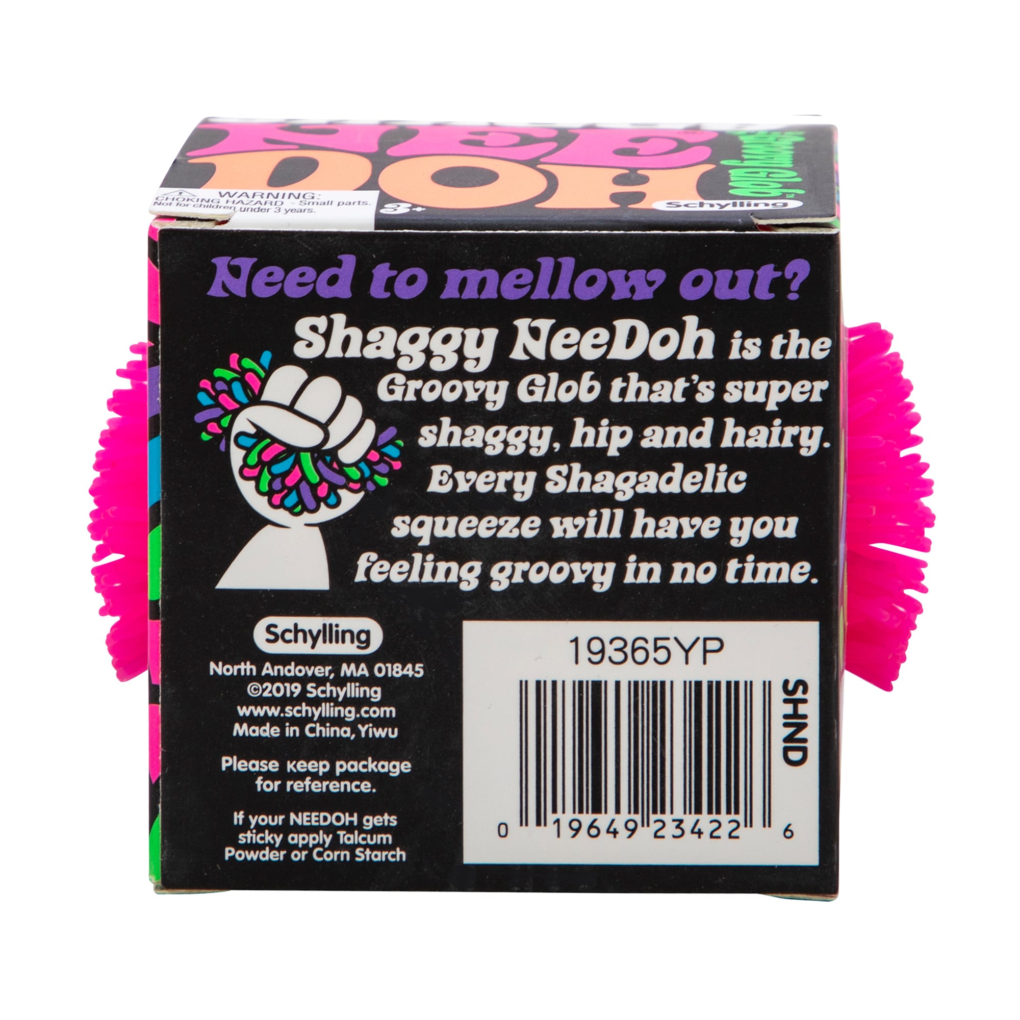 Ultra-Soothing Touch Shaggy NeeDoh | Collection Winter Creek - Shaggy Tactile Ribbed Stress Relief Toy Detail