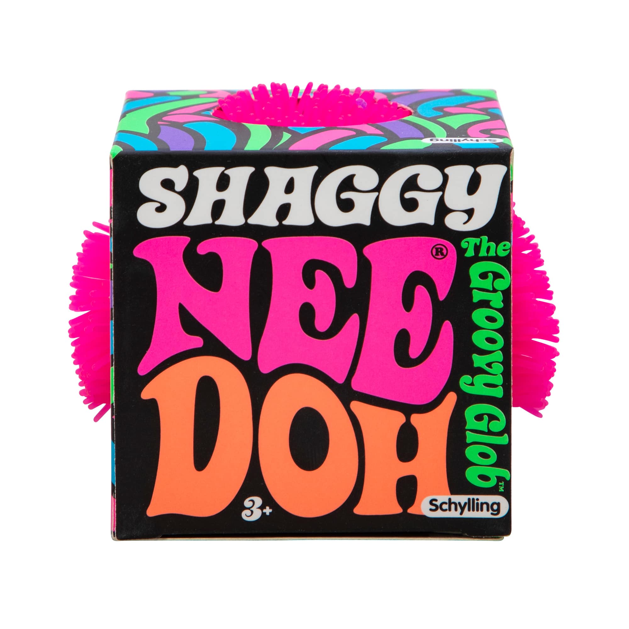 Ultra-Soothing Touch Shaggy NeeDoh | Collection Winter Creek - Shaggy Tactile Ribbed Stress Relief Toy Detail